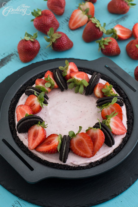 No-Bake Strawberry Pie