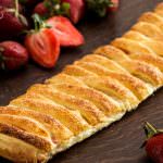 Strawberry Puff Pastry Braid