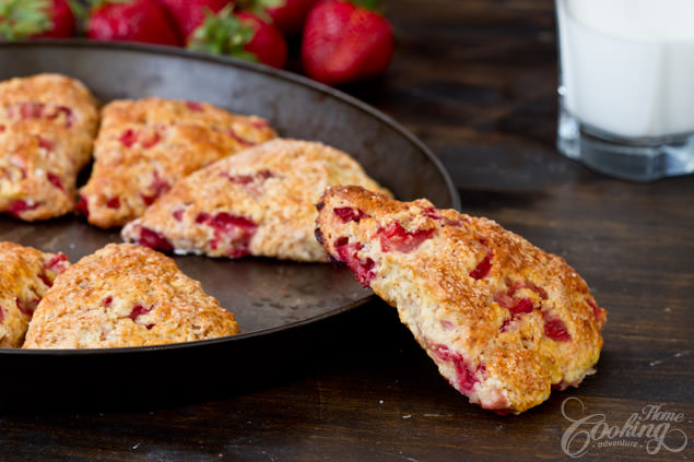 Strawberry Scones