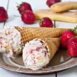 Strawberry Condensed Milk Ice Cream