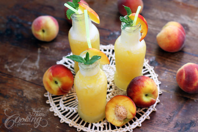 summer peach drink bottles