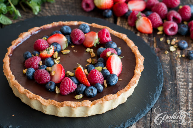 Chocolate Tart - Tarte au Chocolat