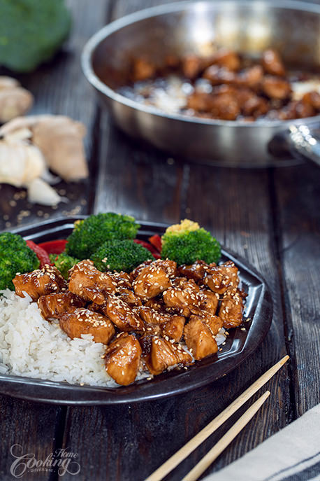 Teriyaki Chicken Closeup