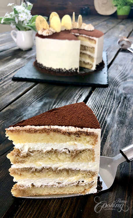 Tiramisu Cake Slice