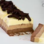 Triple Chocolate Semifreddo slice