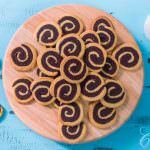 Vanilla Chocolate Swirl Cookies