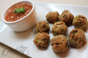 Vegetable Balls closeup