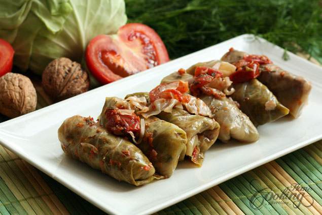 Walnut Cabbage Rolls