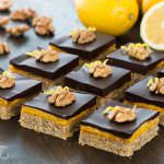 Walnut Lemon Bars
