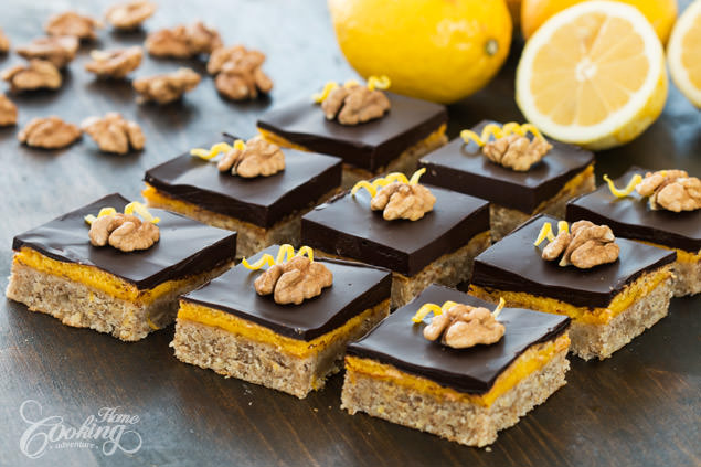 Walnut Lemon Bars