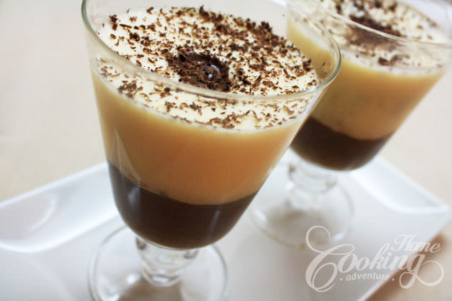 White and Dark Chocolate Mousse