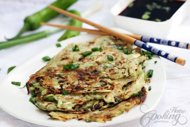 Zucchini Pancakes (Hobakjeon)