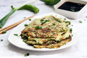 Korean zucchini pancakes