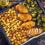 Sheet Pan BBQ Chicken and Roasted Veggies