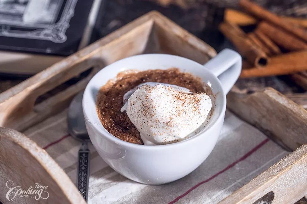 Snickerdoodle Mug Cake ~ THE BEST MUG CAKE! • FIVEheartHOME