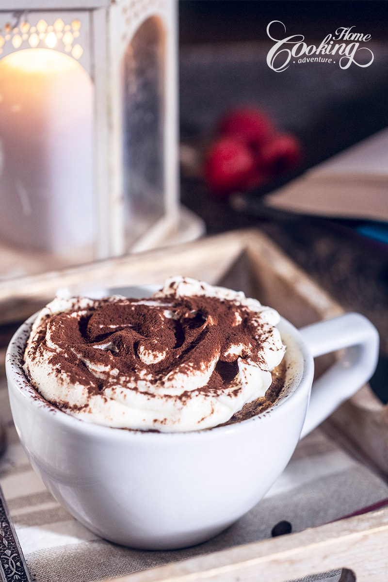 1 Minute - Tiramisu Mug Cake vertical