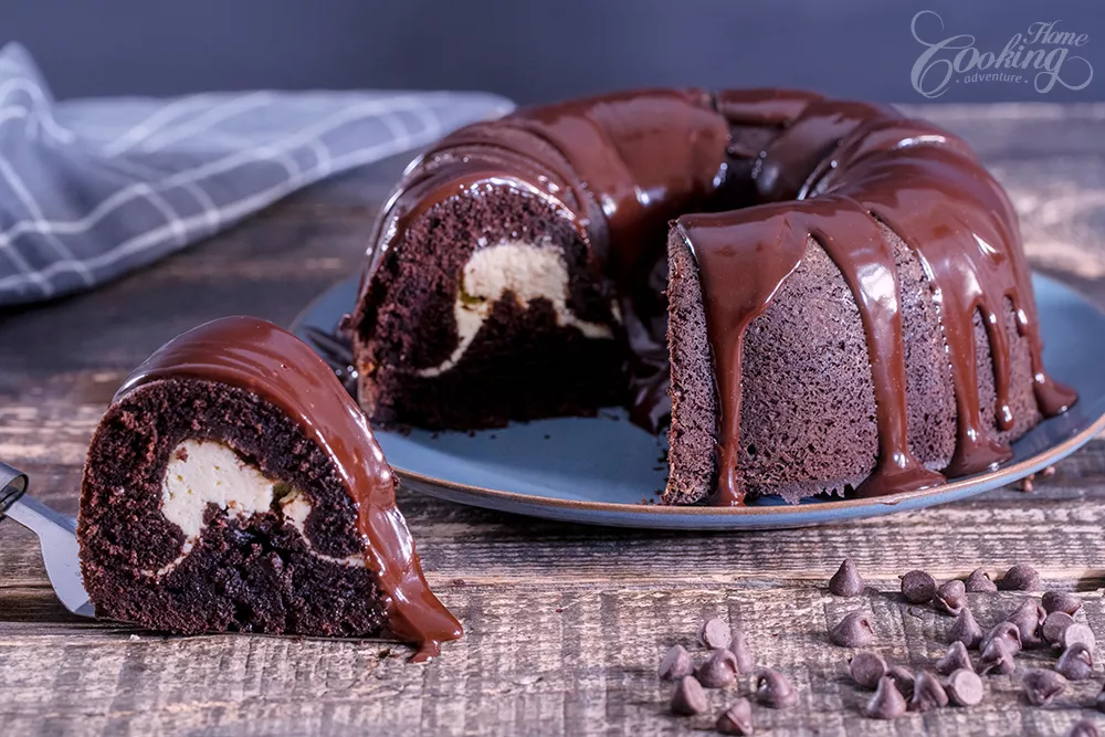 Chocolate Cream Cheese Bundt Cake