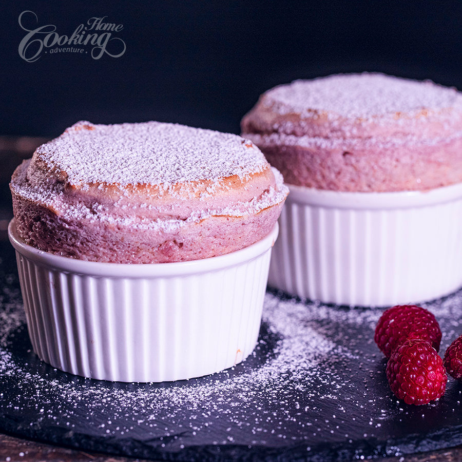 raspberry souffle ramekins