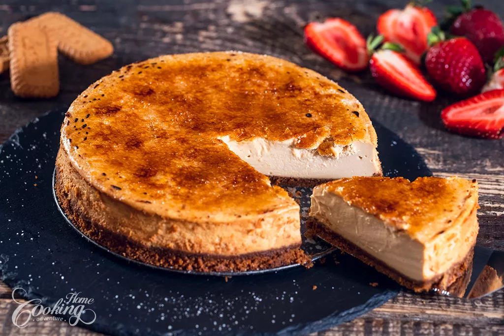 biscoff Creme brulee Cheesecake