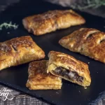 Caramelized Onion and Mushroom Puff Pastry Hand Pies