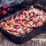 strawberry bread pudding