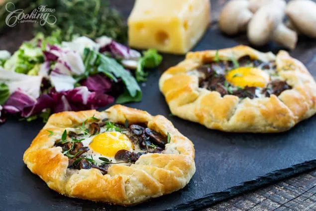 Mushroom Egg Galette