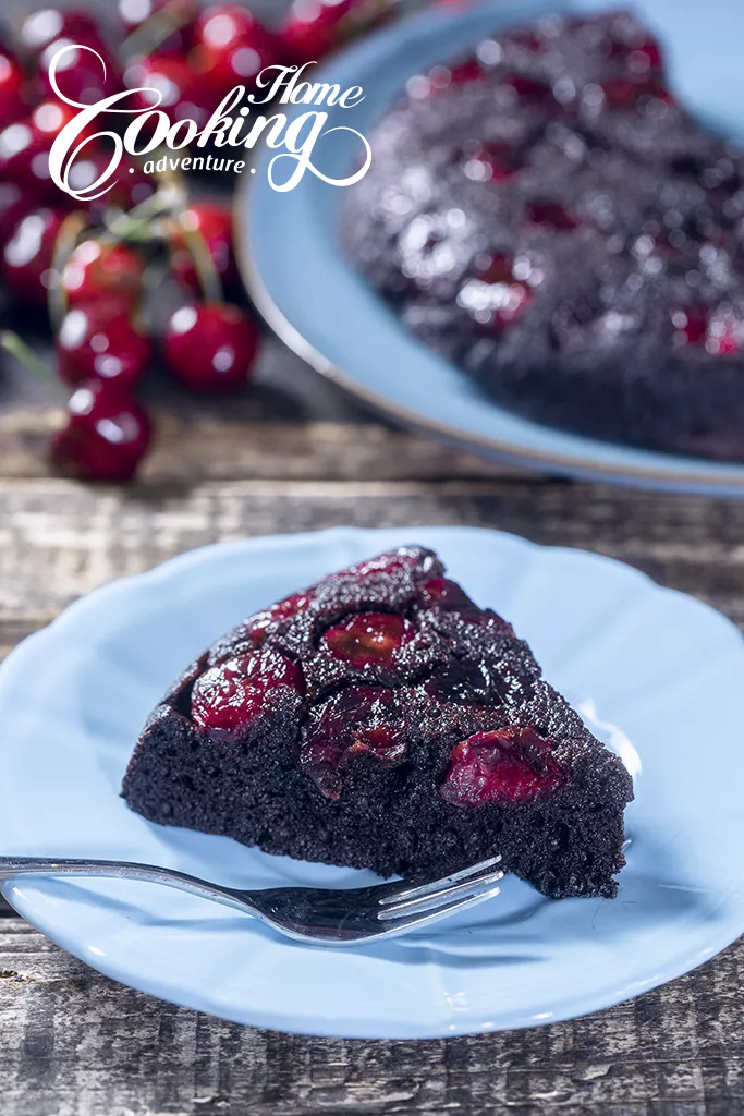 Stovetop Chocolate Cherry Cake