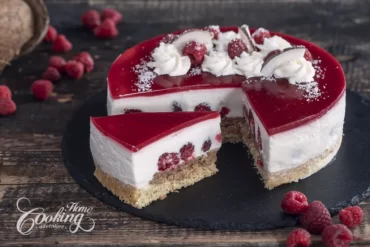 raspberry coconut mousse cake