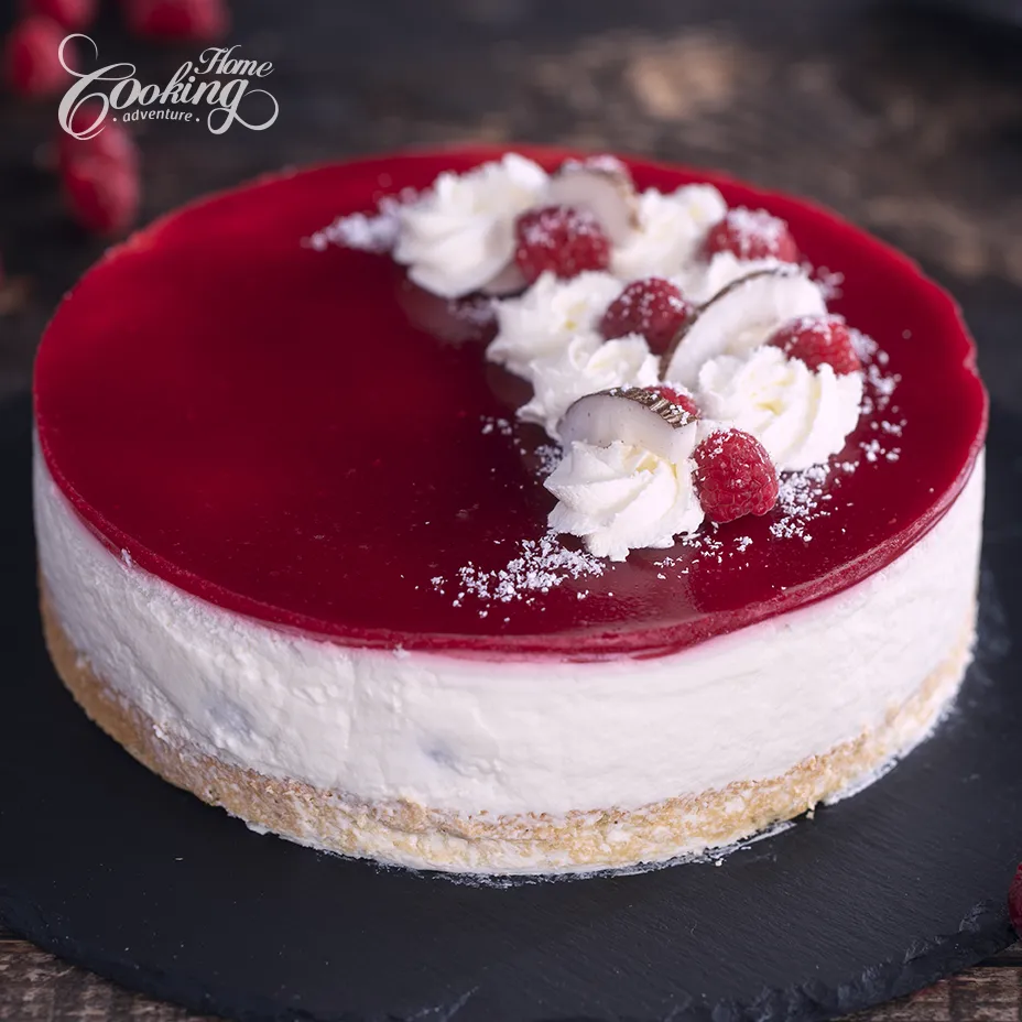 raspberry coconut mousse cake