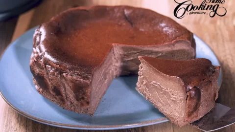 chocolate basque burnt cheesecake