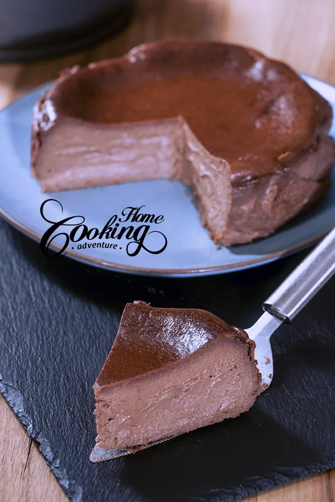 chocolate basque cheesecake