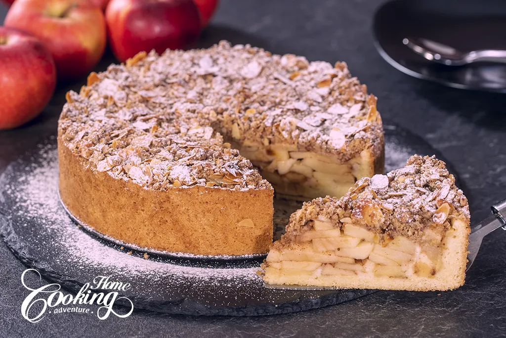 German Apple Streusel Cake