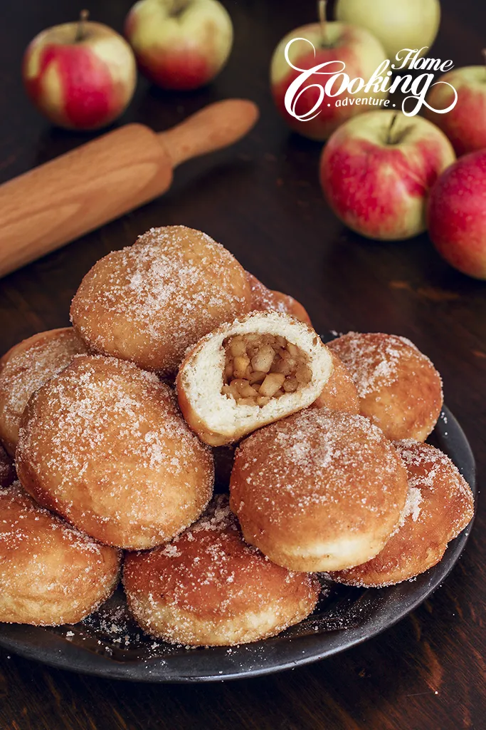 apple doughnuts section