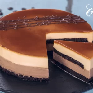 chocolate caramel mousse cake