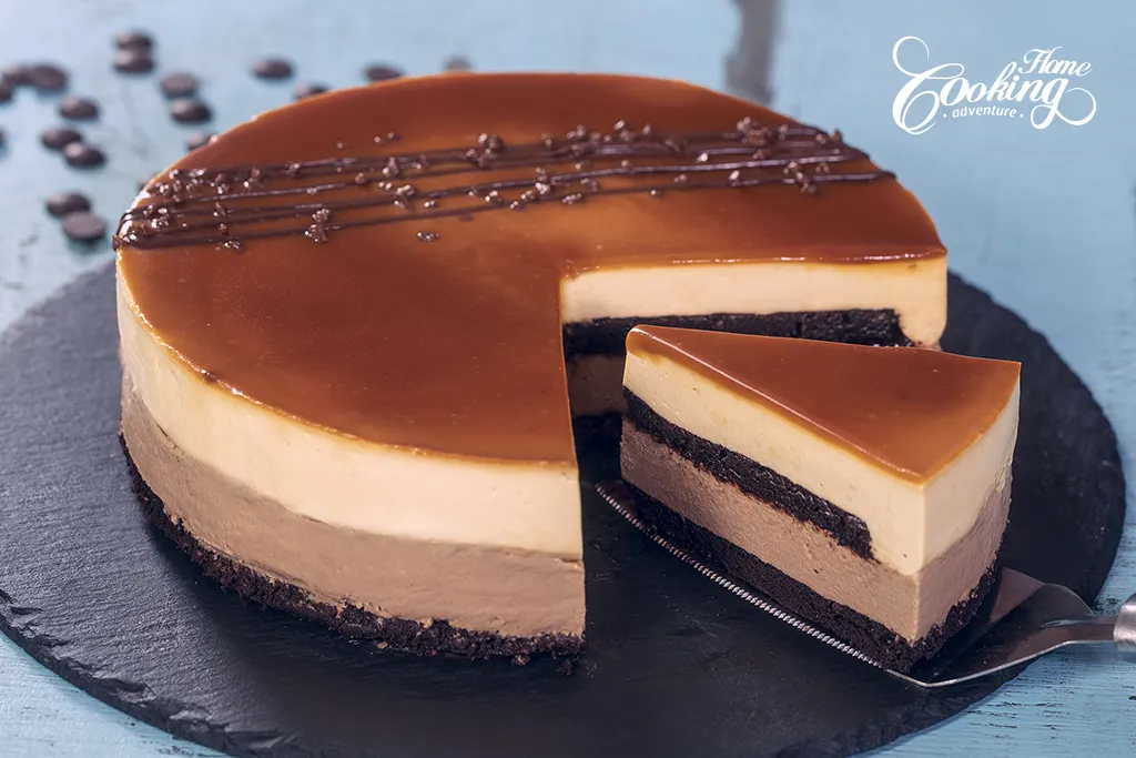 chocolate caramel mousse cake