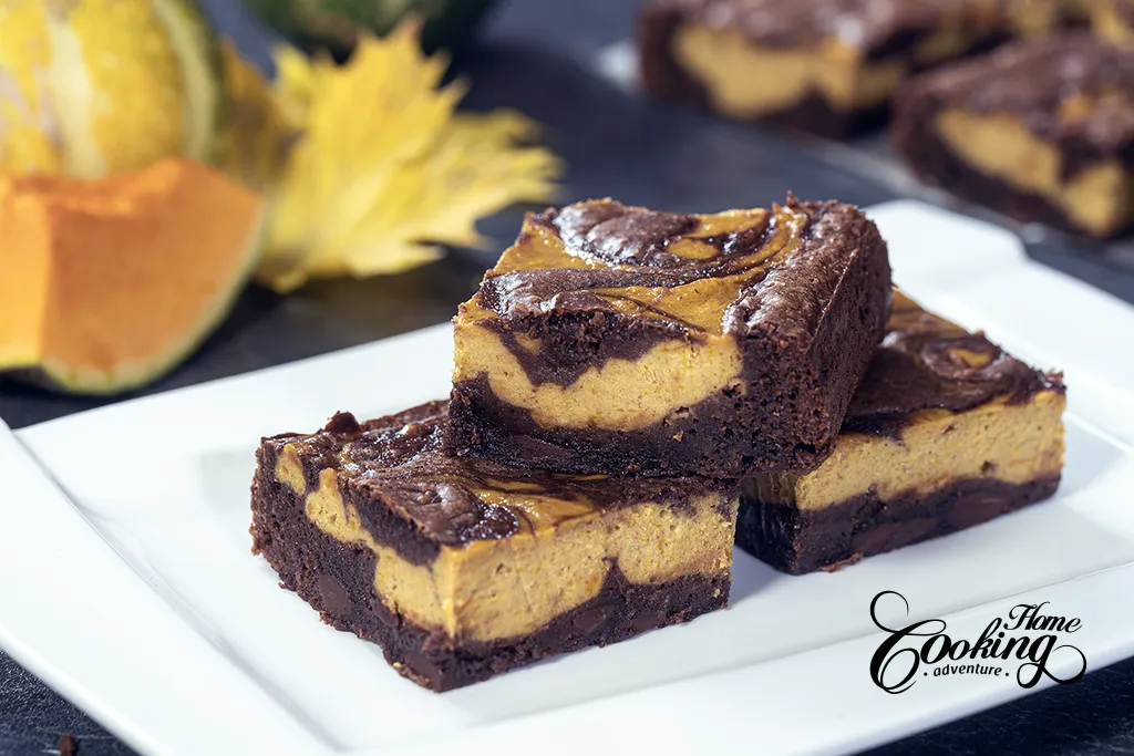 Pumpkin Cream Cheese Brownies main