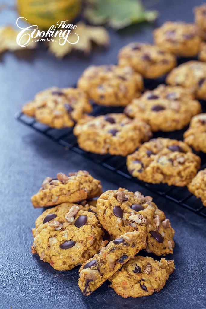 pumpkin walnut chocolate chip cookies
