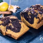 pumpkin chocolate marble cake