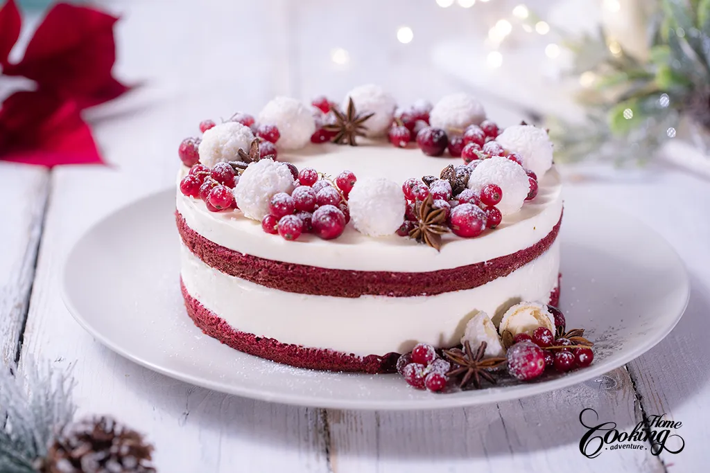 Red Velvet White Chocolate Cheesecake