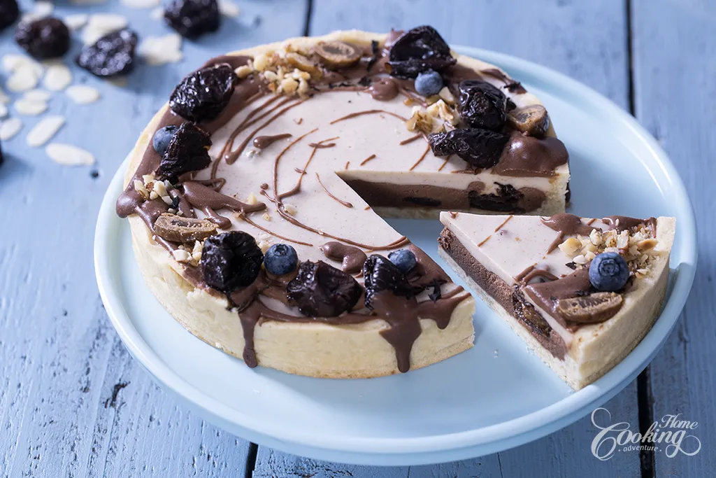 Earl Grey and Dried Plum Chocolate Tart