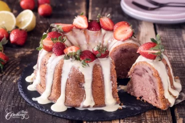 Strawberry Lemon Bundt Cake