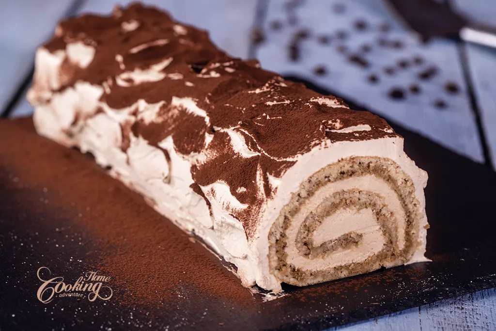 Tiramisu Cake Roll