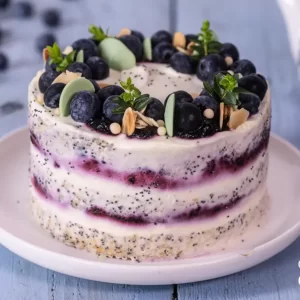 poppy seed blueberry cake