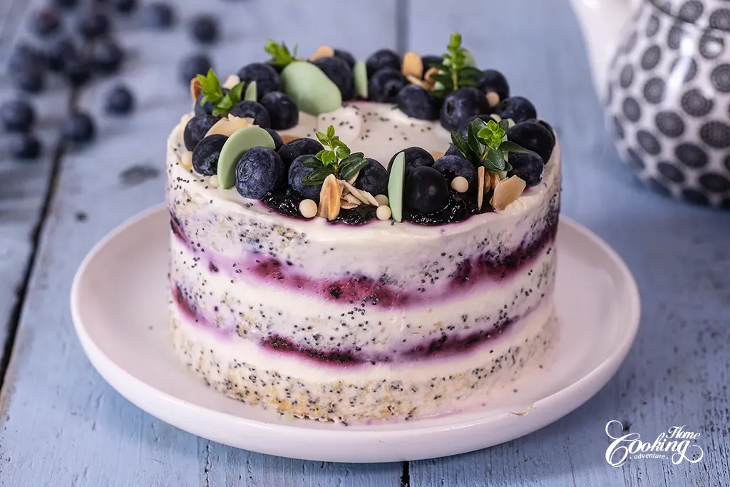 poppy seed blueberry cake