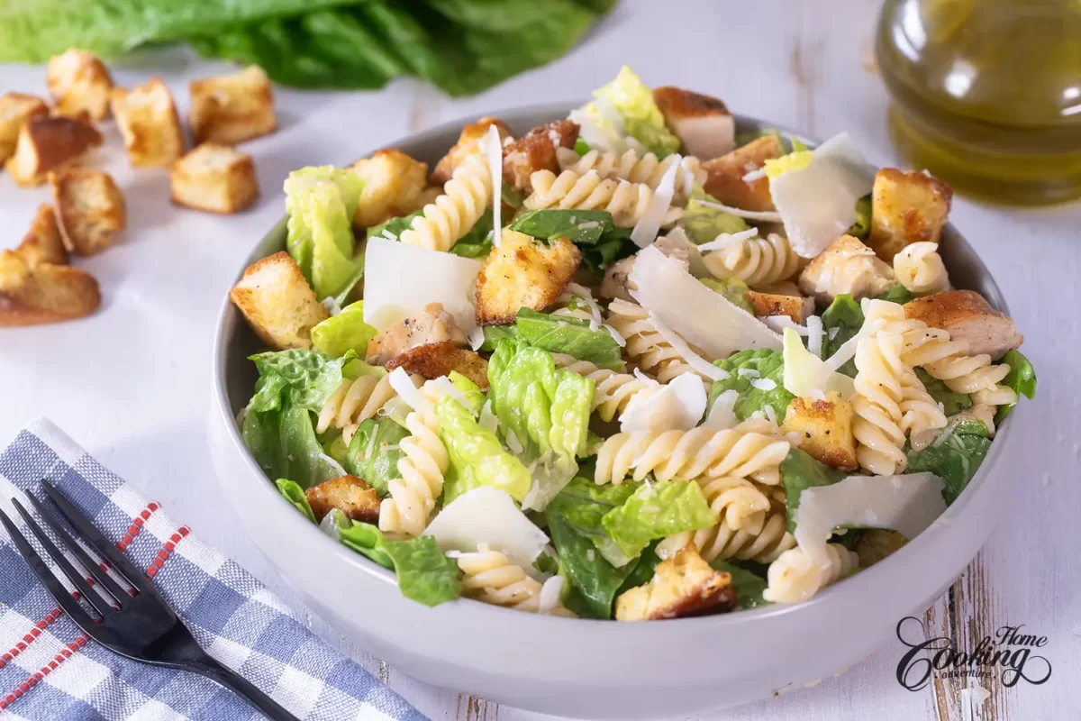 Chicken Caesar Pasta Salad