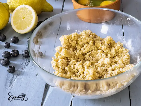 crisp topping for blueberry cheesecake