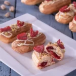 Pistachio Raspberry Mini Eclairs