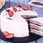 Strawberry Poppy Seed Layer Cake