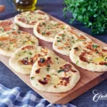 Yogurt Flatbreads with cheese - no-yeast flatbreads