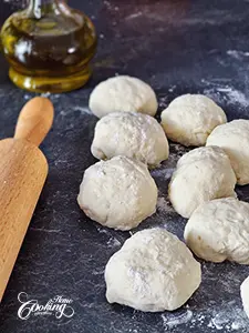 shape dough into balls